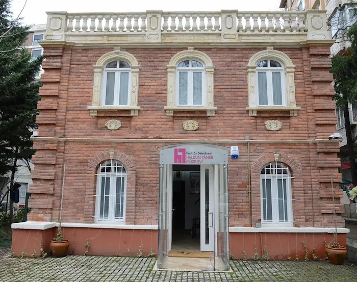 Historic building with yellow walls and classical architecture
